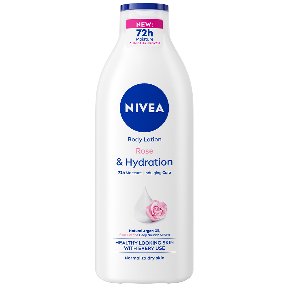 Lotiune de corp hidratanta cu trandafir, 400ml, Nivea