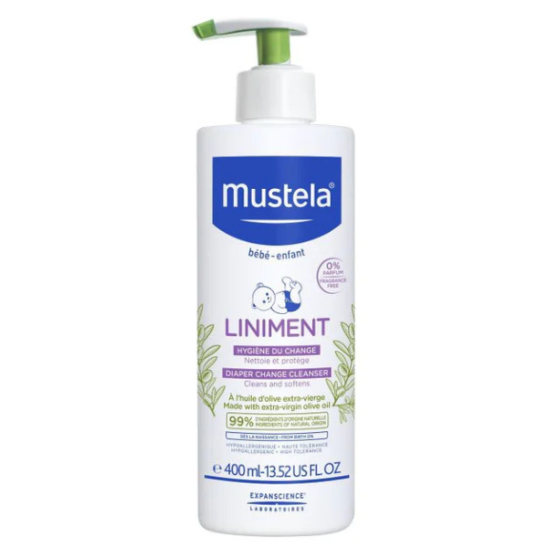 Lotiune de curatare pentru zona scutecului LINIMENT, Mustela | 500 ml