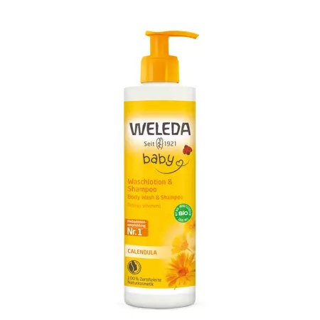 Lotiune de curatare si sampon, 400ml, Weleda