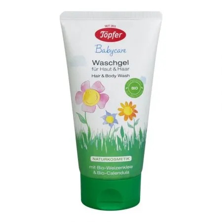 Lotiune de spalare pentru par si corp, 150 ml, Topfer