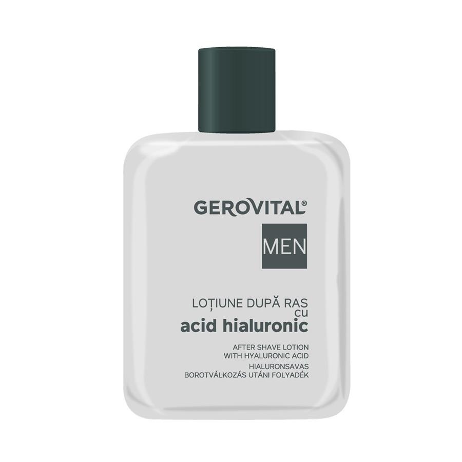 Lotiune dupa ras cu Acid Hialuronic, 100 ml, Gerovital Men 341