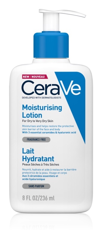Lotiune hidratanta pentru fata si corp, piele uscata, 236ml, CeraVe
