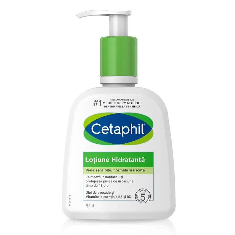Lotiune hidratanta pentru piele uscata si sensibila Cetaphil, 236ml, Galderma