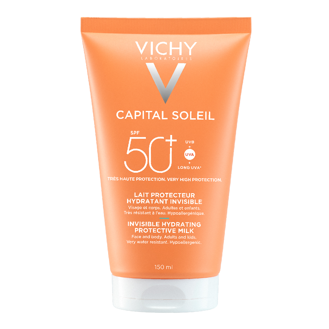 Lotiune protectoare hidratanta SPF50+ Capital Soleil, 150 ml, Vichy