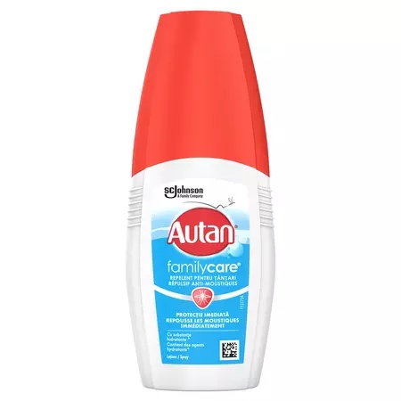 Lotiune spray impotriva tantarilor Family Care, 100 ml, Autan