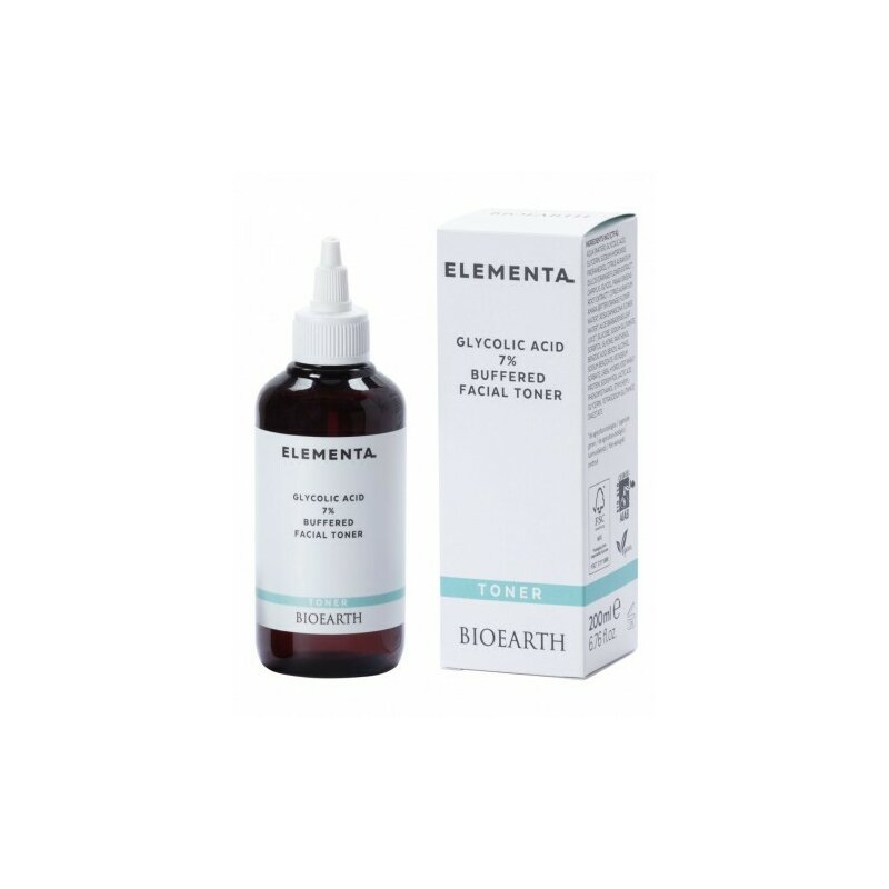 Lotiune tonica cu acid glicolic 7% 200ml, Elementa Bioearth