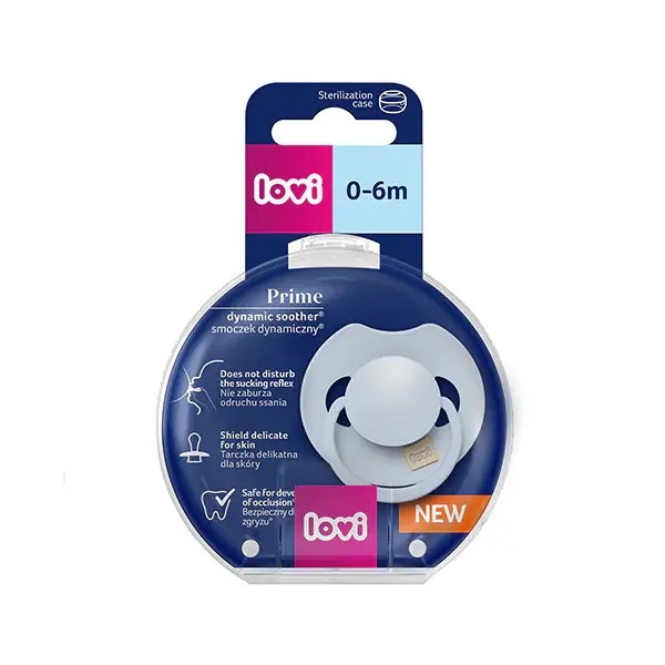 Lovi Suzeta Dynamic Prime Baby Blue 0-6 luni