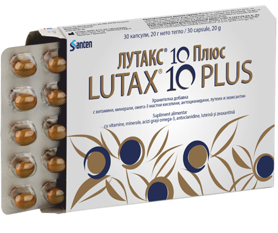 Lutax 10 Plus, 30 capsule, Santen