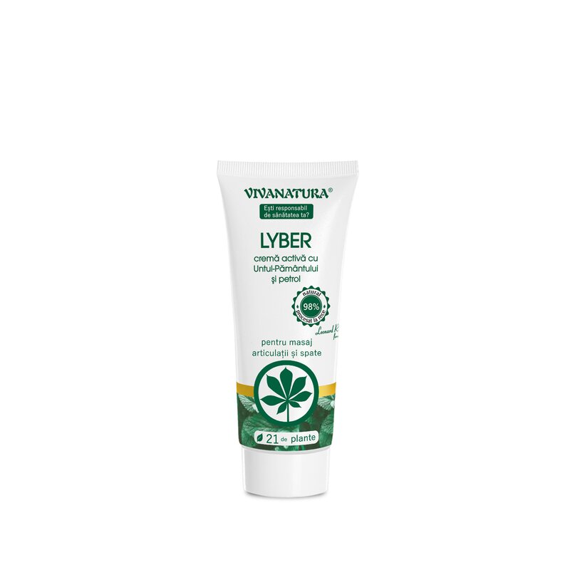 Lyber – crema activa cu Untul Pamantului si Petrol, 75 ml, Leonard Radutz Formula, VivaNatura