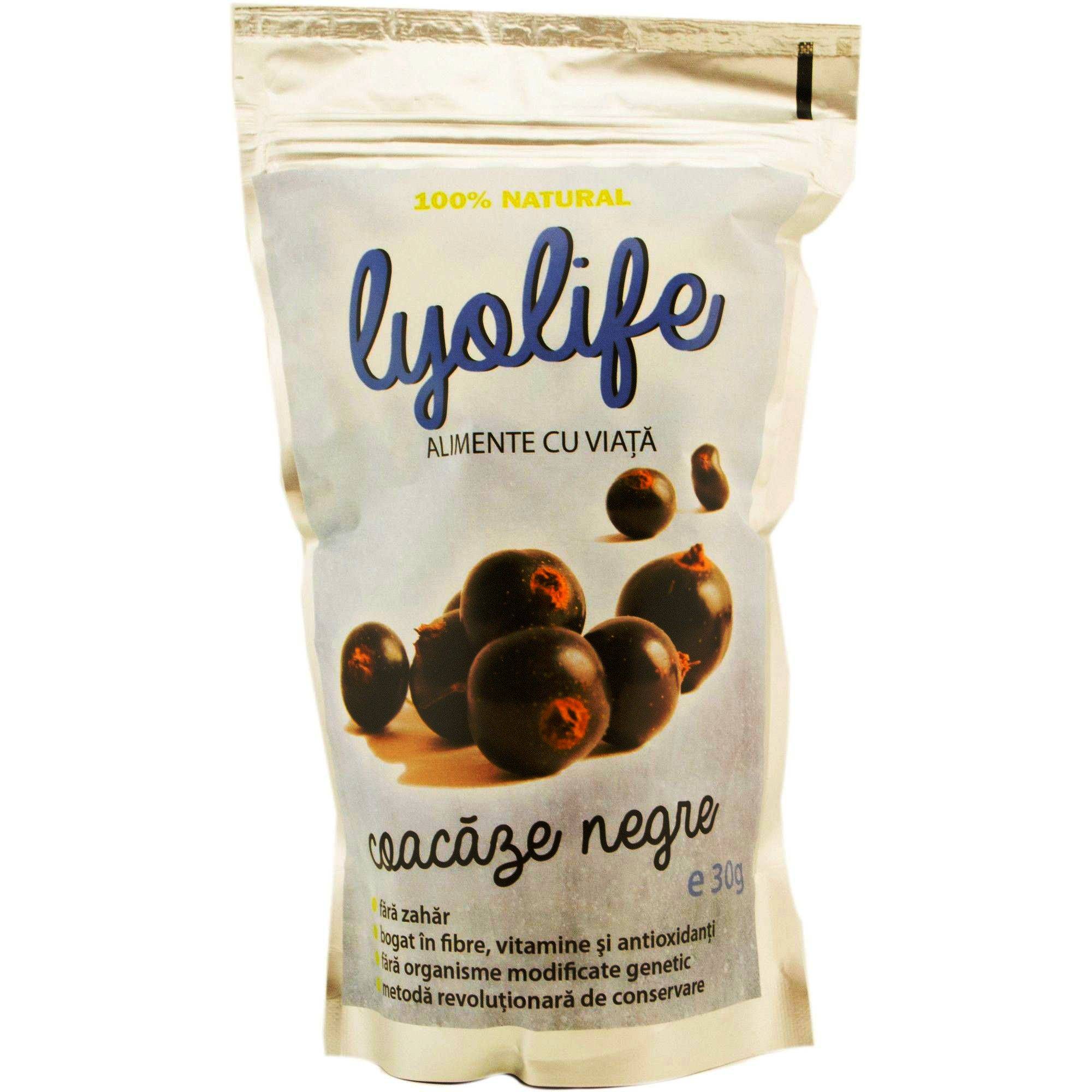 Lyolife - Coacaze negre liofilizate 30g - poza 1