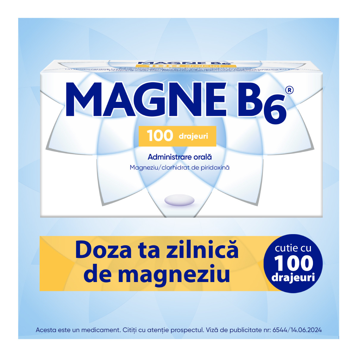 Magne B6, Sanofi | 100 drajeuri