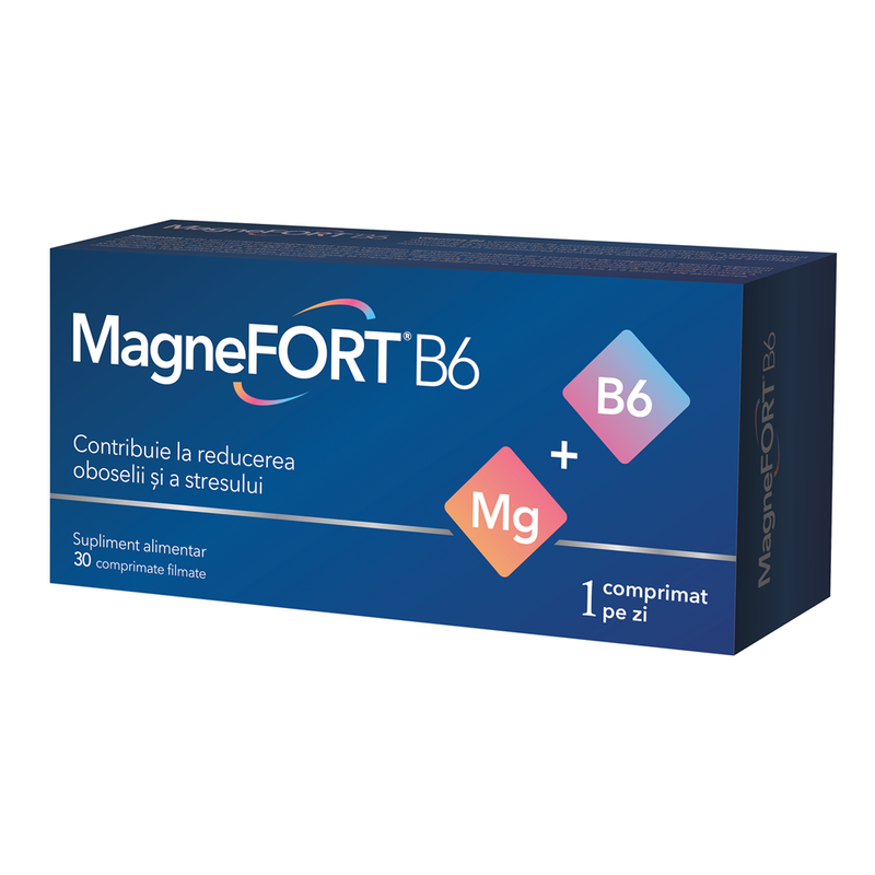 Magnefort B6, Biofarm | 30 comprimate