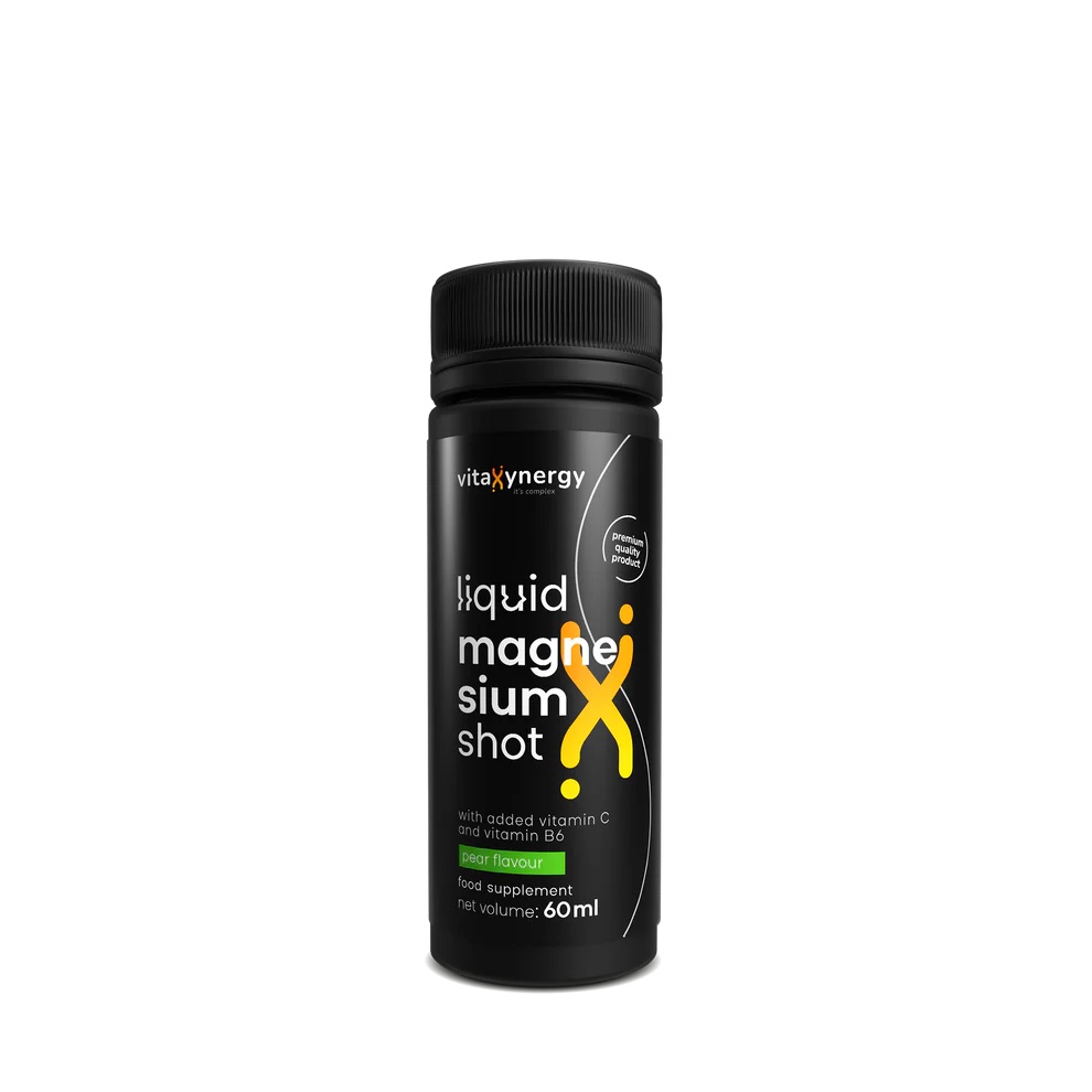 Magnesium Liquid shot, 60ml, 12 flacoane, VitaXynergy