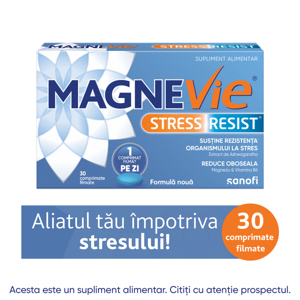 MagneVie Stress Resist, Sanofi | 30 comprimate