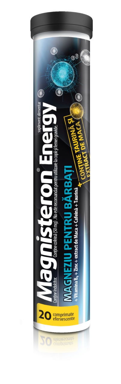 Magnisteron Energy, 20 Comprimate Efervescente, Aflofarm