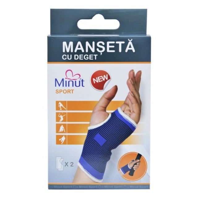 Mansetă sport deget Minut L – 2 buc/cutie