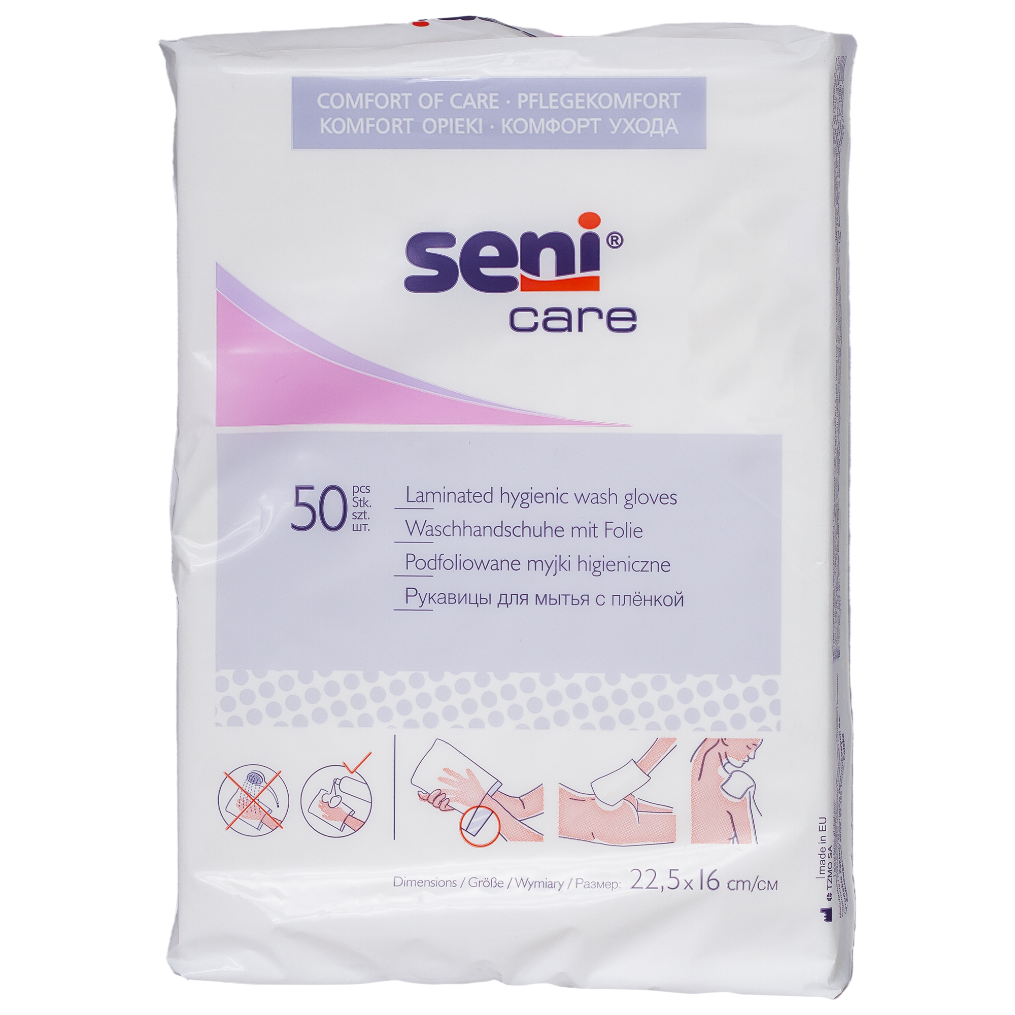 Manusi laminate pentru curatare Seni Care, 50 buc