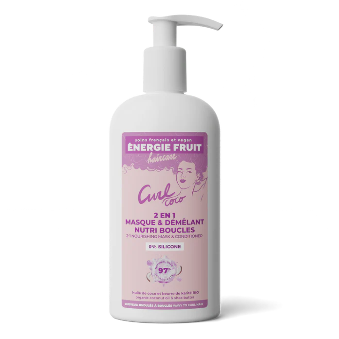 Masca balsam 2in1 pentru par ondulat sau cret, 300ml, Energie Fruit