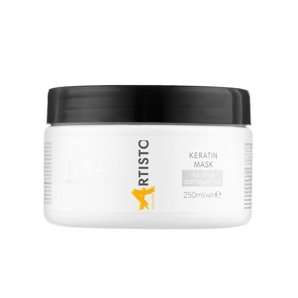 Masca cu keratina pentru par uscat si deteriorat, Elea Artisto | 250 ml