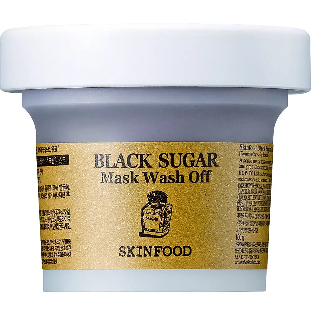Masca de fata cu zahar negru, 120g, Skinfood