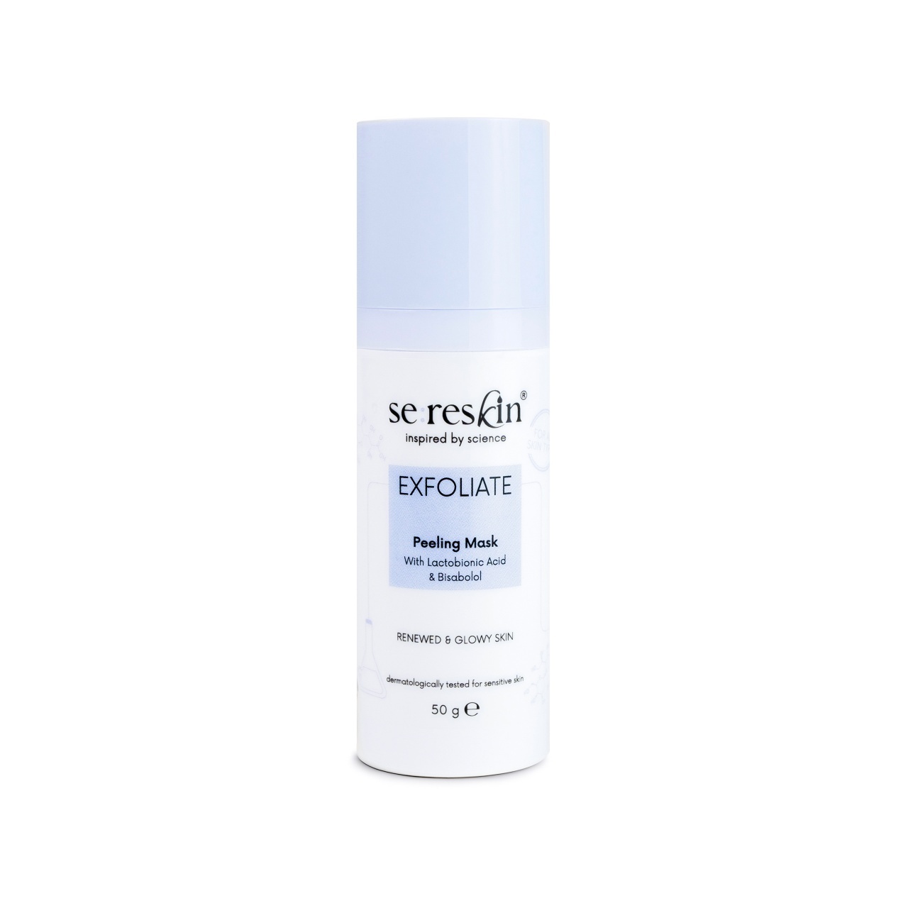 Masca de fata exfolianta cu acid lactobionic si kaolin Exfoliate, 50 g, Se:Reskin