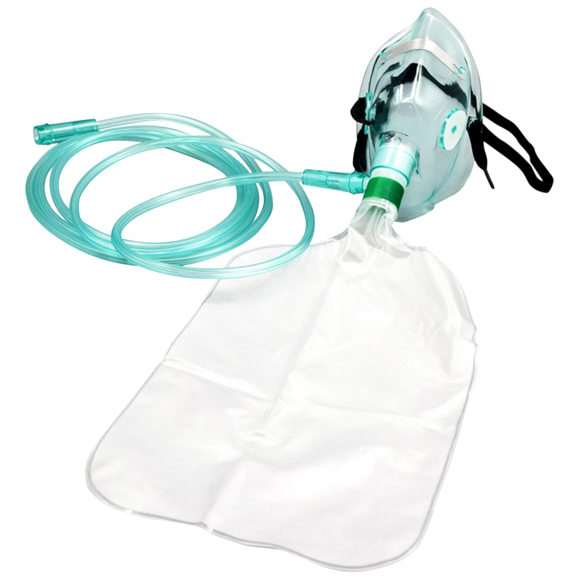 Masca de oxigen cu rezervor 1000ml, XL, pentru adulti, PRIMA, alb/verde