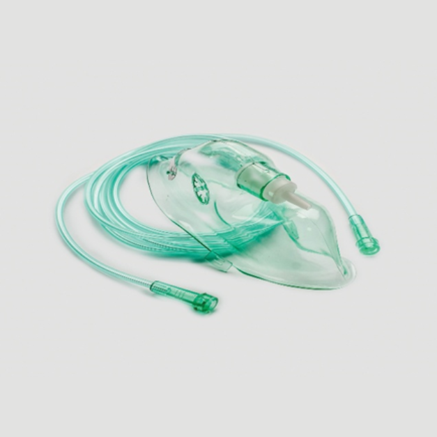 Masca de oxigen simpla pentru copii, cu tub 1.4 m, sterila