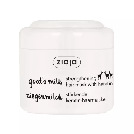 Masca de par cu keratina si lapte de capra, Ziaja | 200 ml
