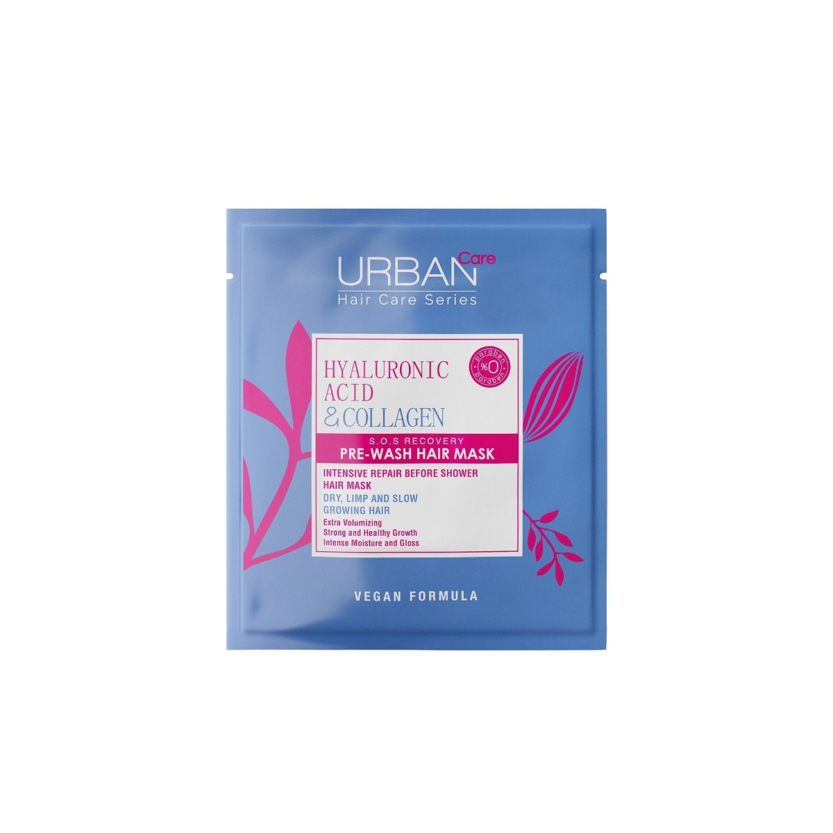 Masca de par pre-samponare cu Acid Hialuronic si Colagen, 50ml, Urban Care