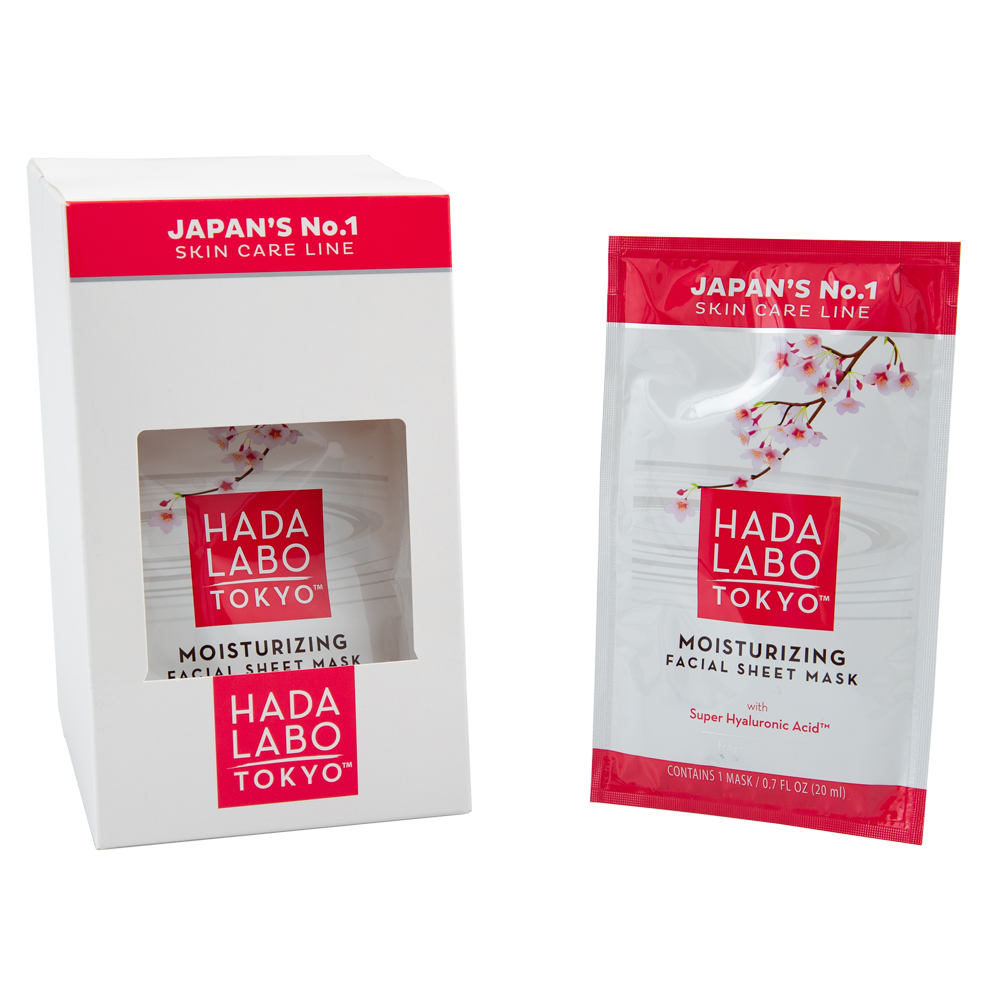 Masca faciala hidratanta sub forma de servetel cu Super Acid Hyaluronic, 20ml, Hada Labo