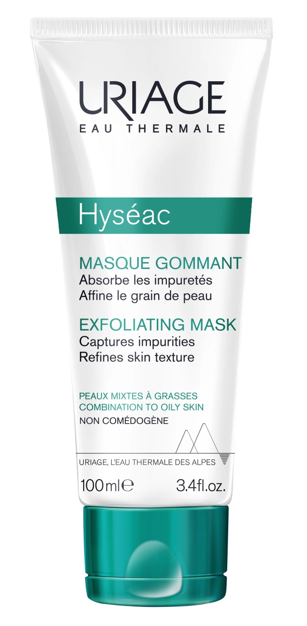 Masca gomanta pentru piele grasa Hyseac, 100ml, Uriage
