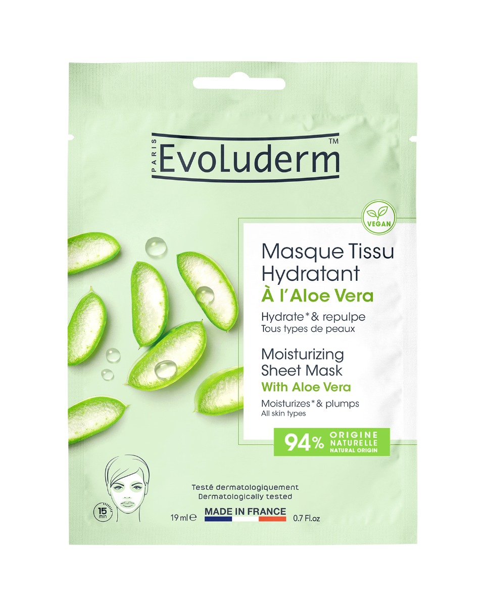 Masca hidratanta Aloe Vera, 19ml, Evoluderm