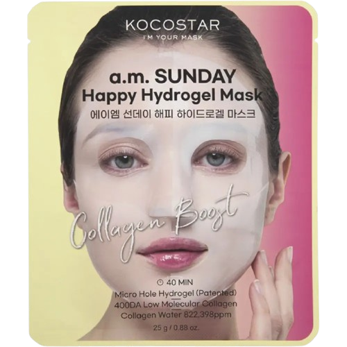 Masca hydrogel pentru fata A.M Sunday Mask, 25g, Kocostar