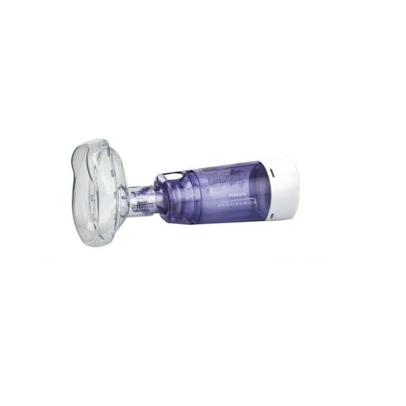 Masca pentru camera de inhalat LiteTouch OptiChamber Diamond, Philips Respironics | Marimea S, 0-18 luni