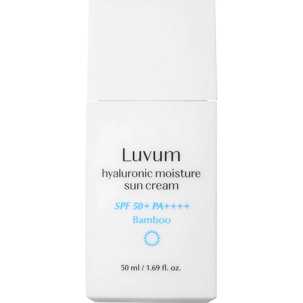 Masca pentru fata Bamboo Hyaluronic Moisture Suncream SPF 50+ PA++++, 50ml, Luvum