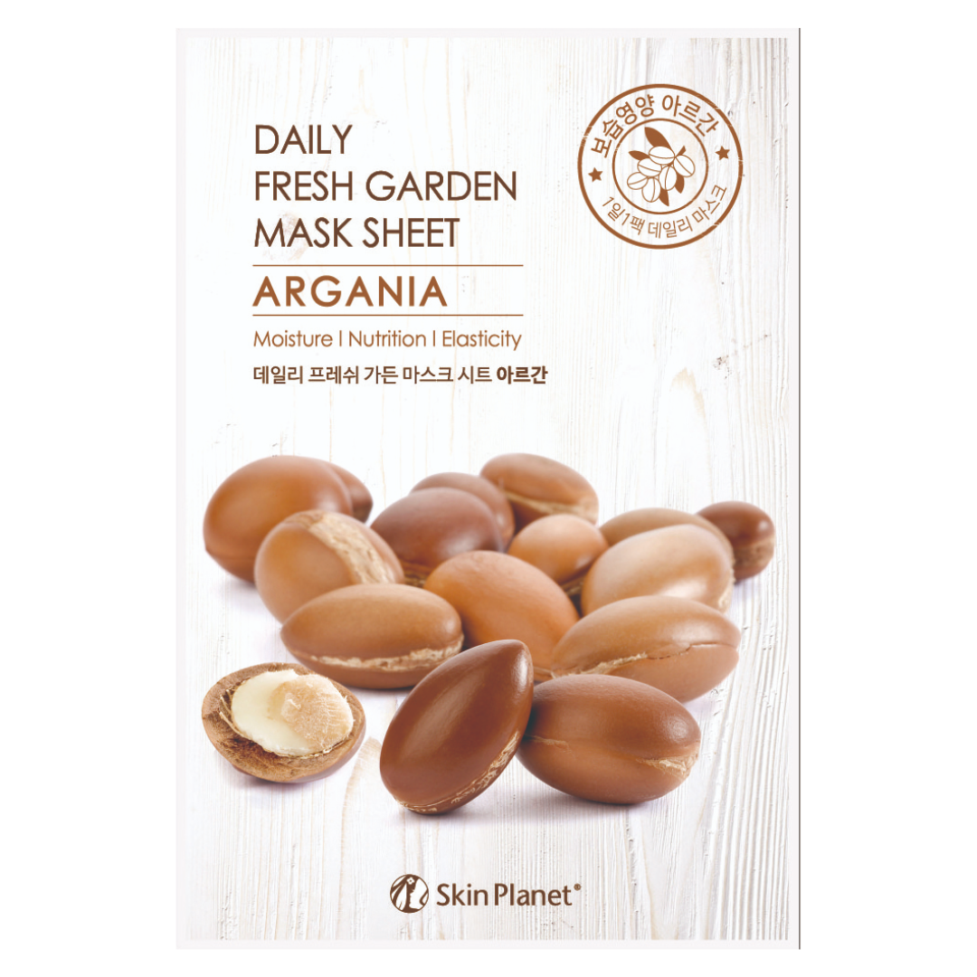 Masca pentru ten cu extract de argan Skin Planet, 25g, Mijin Cosmetics