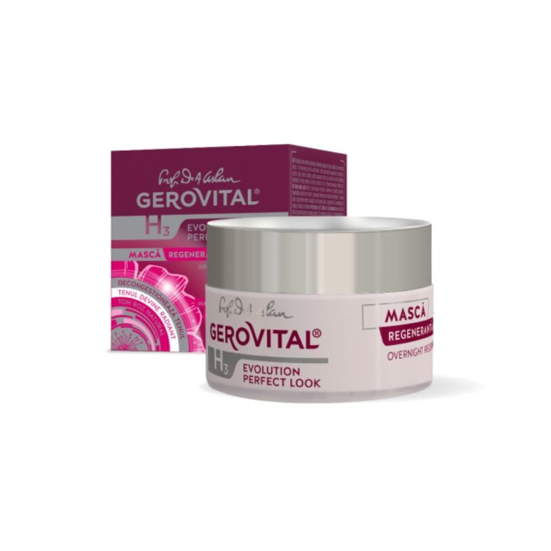 Masca regeneranta de noapte GH3 Evolution Perfect Look, 50 ml, Gerovital