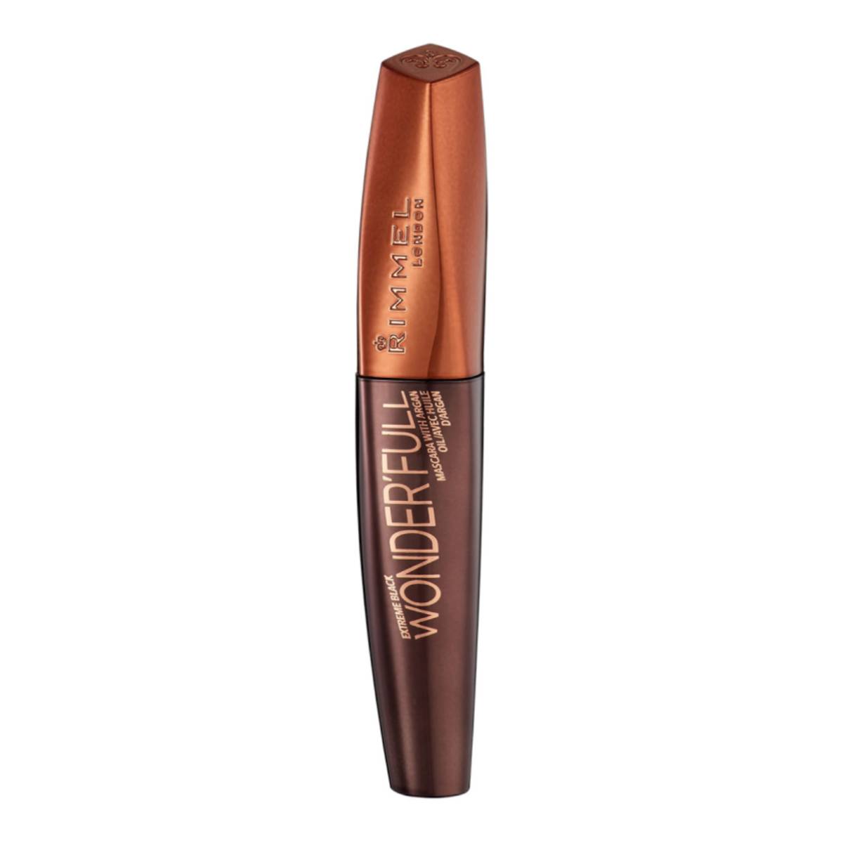 Mascara Wonder'Full cu ulei de argan 003 Extreme Black, 11ml, Rimmel London