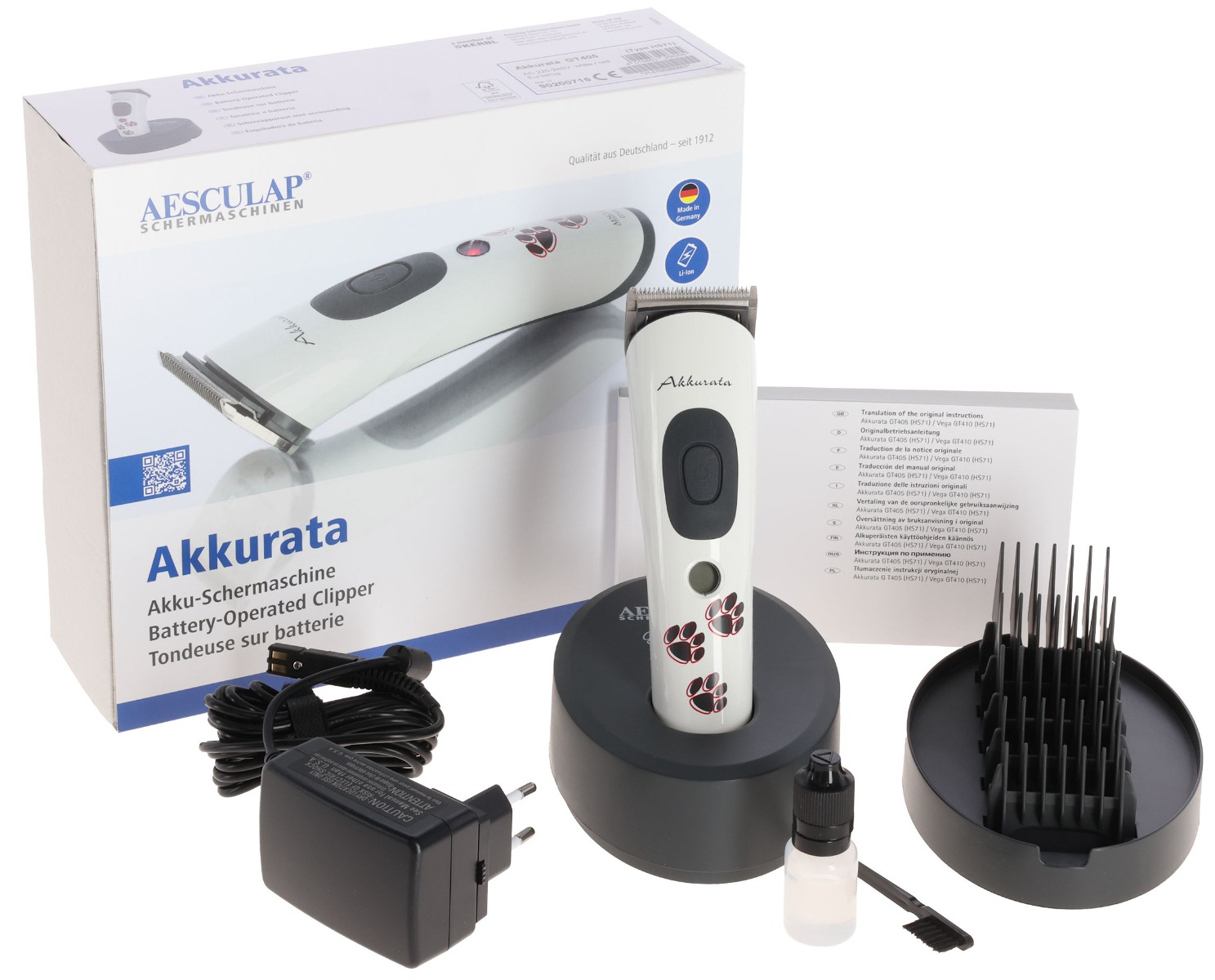 Masina de tuns animale, AESCULAP GT405, fara fir