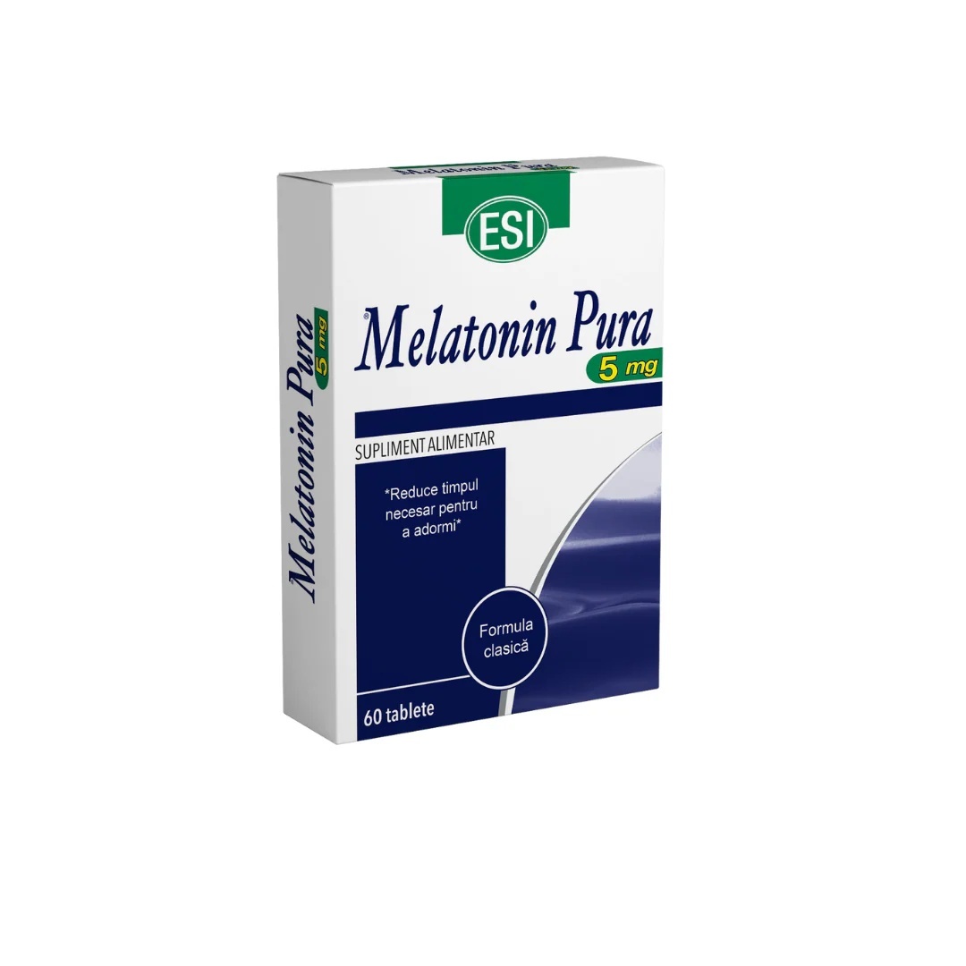 Melatonina Pura, 5 mg, 60 tablete, EsiSpa