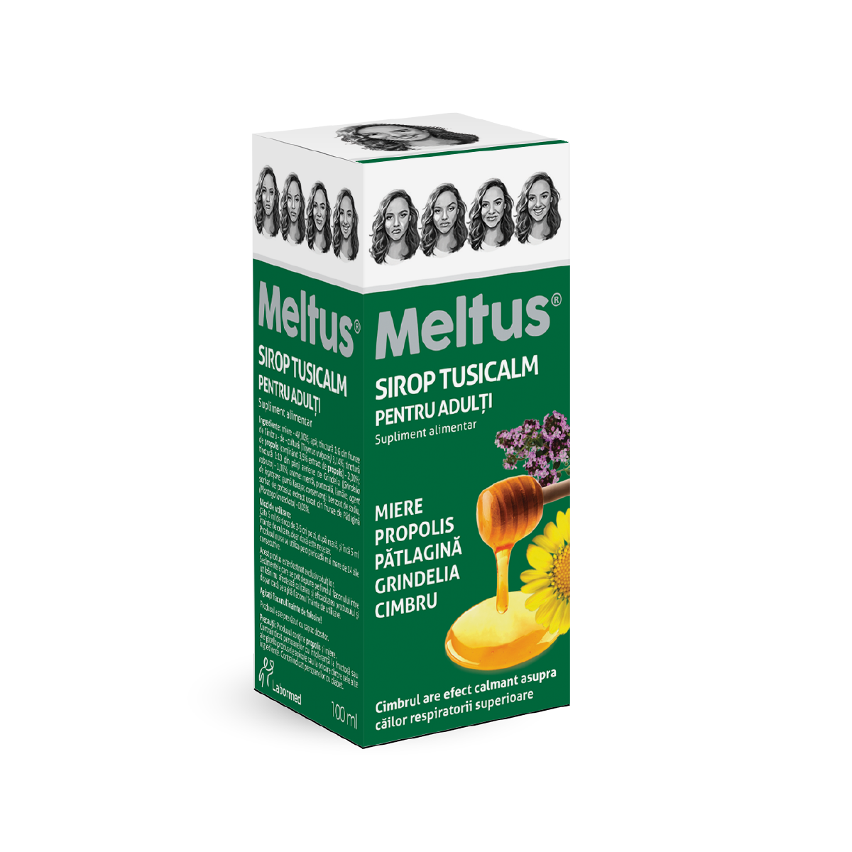 Meltus sirop Tusicalm adulti Labormed Pharma | 100 ml