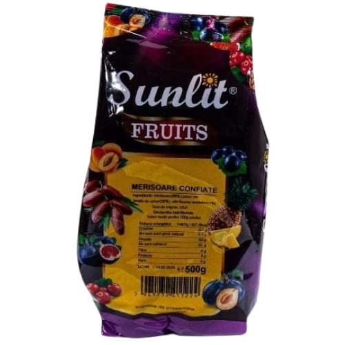 Merisor Confiat Ecologic 500gr Dried Fruit