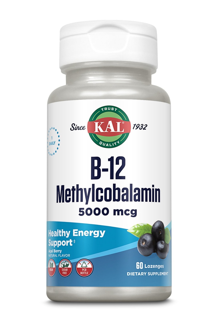 Methylcobalamina Vitamina B12 5000 mcg, 60 Comprimate Supt, Secom