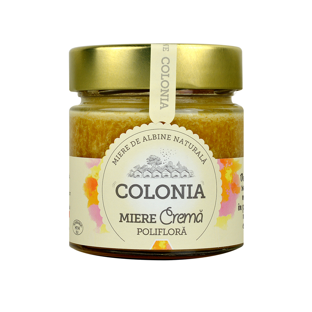 Miere crema poliflora, 270g, Colonia