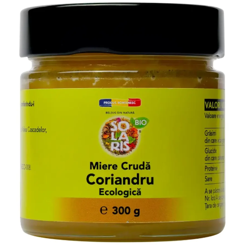 Miere Cruda Coriandru 300g Solaris