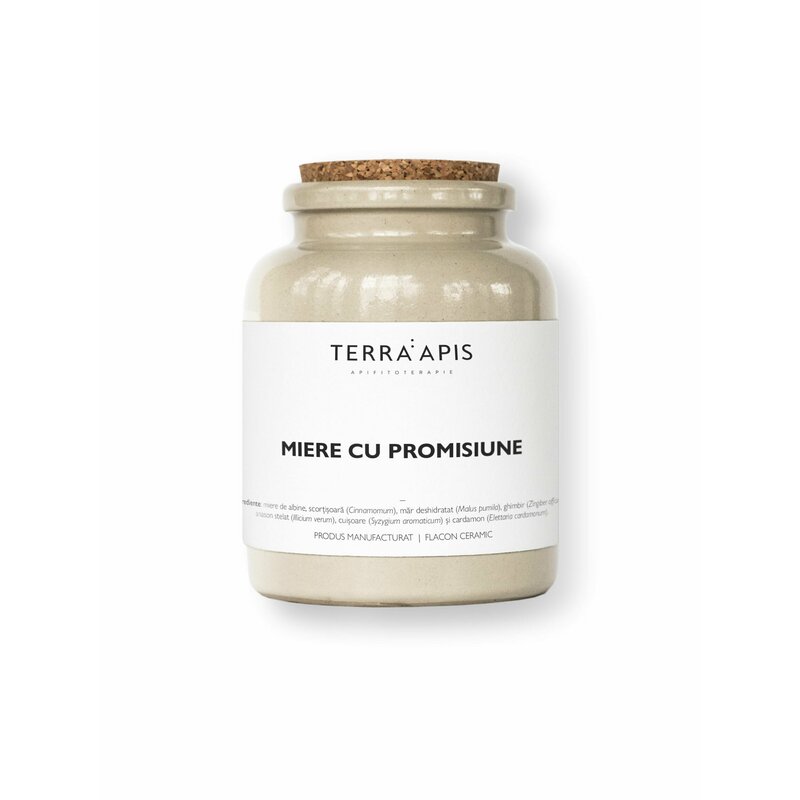 MIERE CU PROMISIUNE, naturala, 400gr, Terra Apis