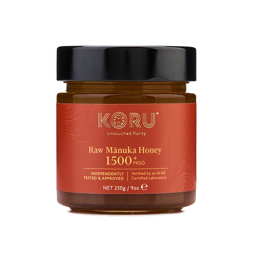 Miere de Manuka MGO 1500+ ( UMF 28+ ) 250g Koru ( borcan de sticla ) - poza 1
