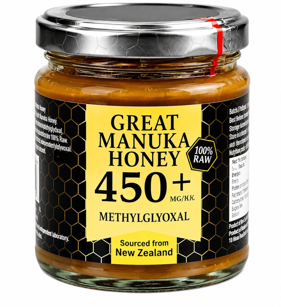 Miere de Manuka MGO 450+, 250g ( borcan de sticla )