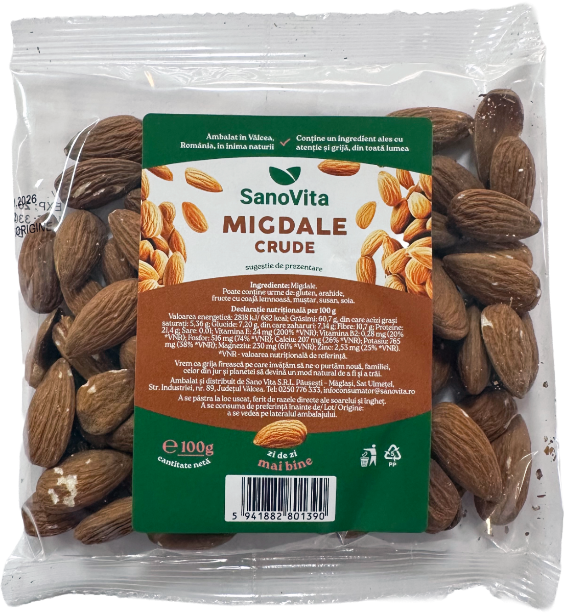 Migdale, 100g, SanoVita