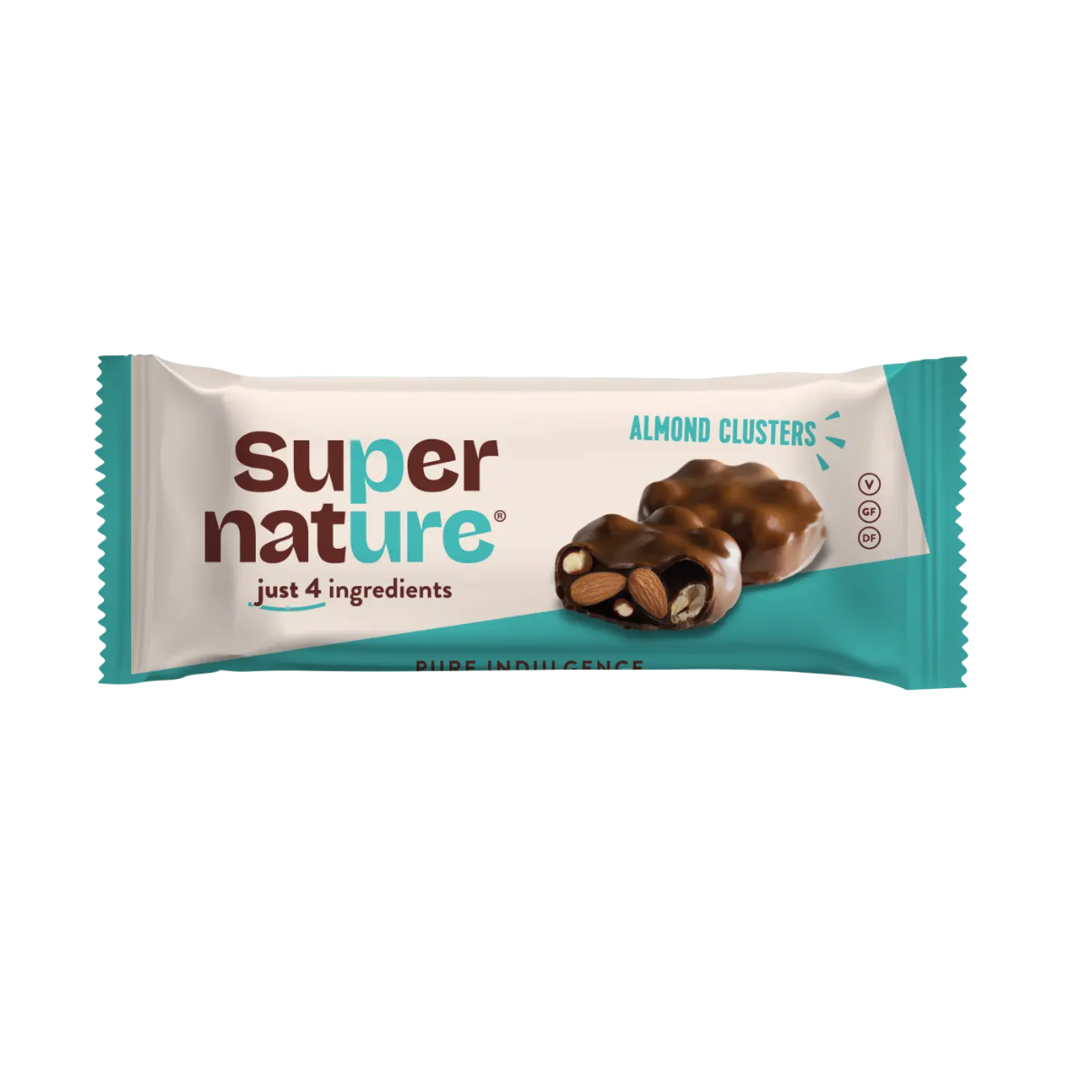 Migdale invelite in ciocolata bio, 34g, Super Nature